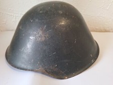 Casque en acier RDA Steelhelmet NVA avec doublure et mentonnière Casque Milit...