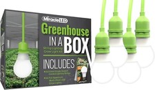 Miracle LED 609197 Multi-Plant Full Spectrum Daylight Greenhouse in a Box 4-Pack