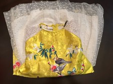 Yellow Ao Dai For 4-5 Years Girl