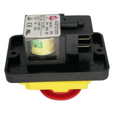 1X KJD12/120V 16A 4pin Magnetic Push Button Switch Waterproof Magnetic Starter