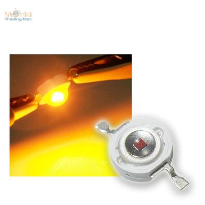 10 Highpower LEDs 3W Gelb, 3 W gelbe High Power SMD LED 3 Watt 700mA yellow jaun