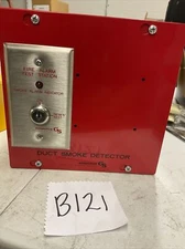 EDWARDS 6265B-001 DUCT DETECTOR HOUSING W/ LED TEST / INDICATOR STATION- ECS