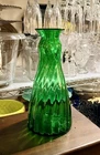 Blenko Glass Flatwoods Monster Decanter Base - 2020 No Stopper, Clover Green