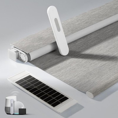 Motorized Blinds No Drill Automatic Blinds for Windows Cordless Roller Shades
