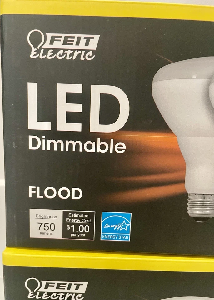 Feit Electric BR30 65W LED Dimmable Light Bulb Soft White - 2 Packs Of 6 Bulbs - Image 4 of 4