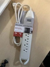 Belkin 6-Outlet Power Strip Extension Cord with Surge Protector 4 Ft