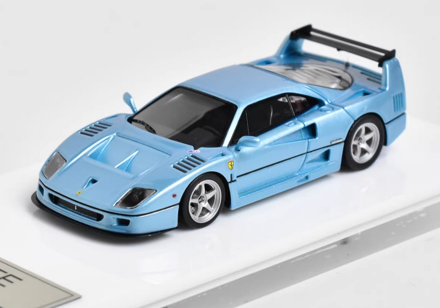 F40 GTE 1995 水色 1/64 ミニカー DMH 1:64 Ferrari F40 GTE sentimental resin car model ornaments | eBay