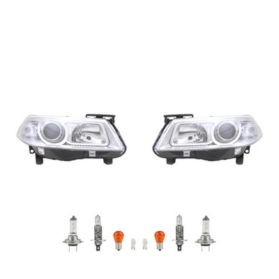 Scheinwerfer Set passend für Renault Megane II 01/06- + Leuchtmitt. links rechts