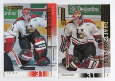 PASCAL LECLAIRE HALIFAX 2000-01 UPPER DECK PROSPECTS CHL ROOKIE RC 2X LOT