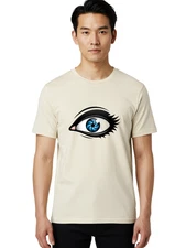 Eye-5 Mens Graphic Tee, 100% Cotton, Casual Summer Wear