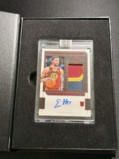 2021-22 Panini One and One Rookie Jersey Auto RC /1 Evan Mobley Black Box 1/1