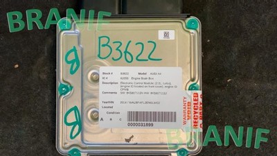 AUDI A4 Engine Brain Box SW: 8K5907115N HW: 8K5907115J  B3622
