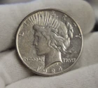 1924 S US Peace Silver Dollar $1 Semi Key Date XF (Cleaned)