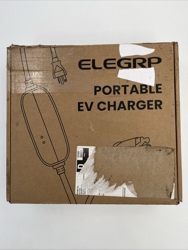 ELEGRP Level 1/2 EV Charger, 16 Amp, Portable J1772 Electric Car Charger, 25FT