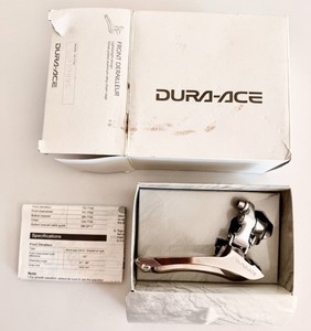 NOS Shimano Dura-Ace FD-7700 Braze-On Front Derailleur 2x9 Speed Made Japan