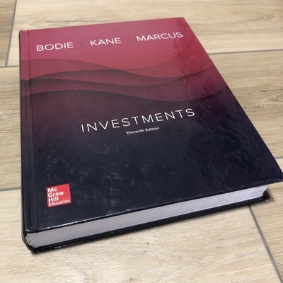 Investments by Alan J. Marcus, Zvi Bodie and Alex Kane (2017, Hardcover)