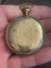Elgin Gold Filled  Floral Antique Pocket Watch Not Running Parts ? I Have More