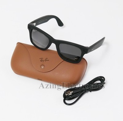 Ray-Ban Meta Wayfarer RW4006 601ST3 Smart Sunglasses Matte Black/Graphite