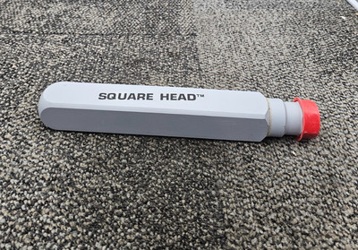 Square Vibrator Head 13 Inches OAL x 2-1/2'' Inches Head Diameter fits Wyco
