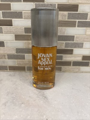 JOVAN Sex Appeal By COTY Cologne Spray Men 3oz Vtg Fragrance Rare New w/o Box
