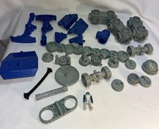 1986 Legions Of Power Vintage Tonka Toy Lot Space Fighter, Ground Terror Parts