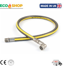 Salvus Gas Hose Flexible Stainless Steel Braided Cooker Appliance Hose EN14800.