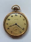 Antique WALTHAM Gold Filled Pocket Watch Pre-Owned Doesn't Run (33-128)