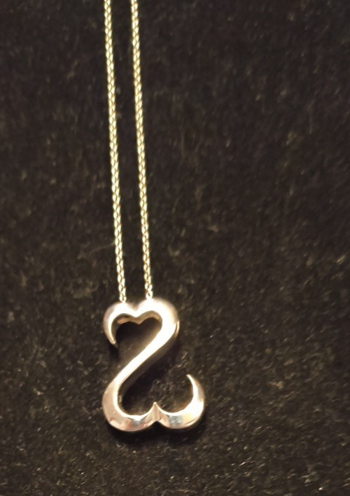 JWBR Jane Seymour Open Hearts 925 Sterling Pendant Necklace 18