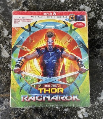 Thor Ragnarok (Blu-ray+DVD+Digital) 40-page Gallery Book Target Exclusive SEALED