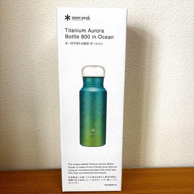 Snow Peak Titanium Aurora Bottle 800 Ocean TW-800RE-OC 800ml Camping Outdoor
