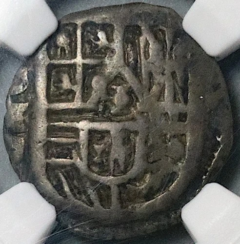 1598 NGC VF 20 Mexico 1 Real Cob Philip III Spain Colony Silver Coin (25092602C)