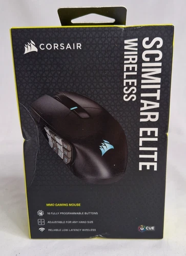CORSAIR Scimitar Elite Wireless Optical Gaming Mouse - Black.