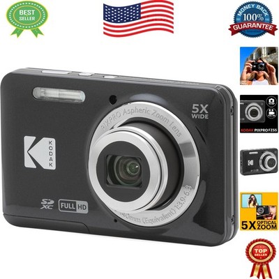 16MP PixPro FZ55 Camera with Full HD Video & 28mm Wide-Angle Lens - Lightweight