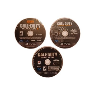 Lot of 3 PS3 Games 3 Different Call of Duty Titles Tested and Working Disk Only