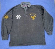 Vintage London Wasps Shirt 1996-1998 Rare Cotton Oxford Jersey Size M Medium