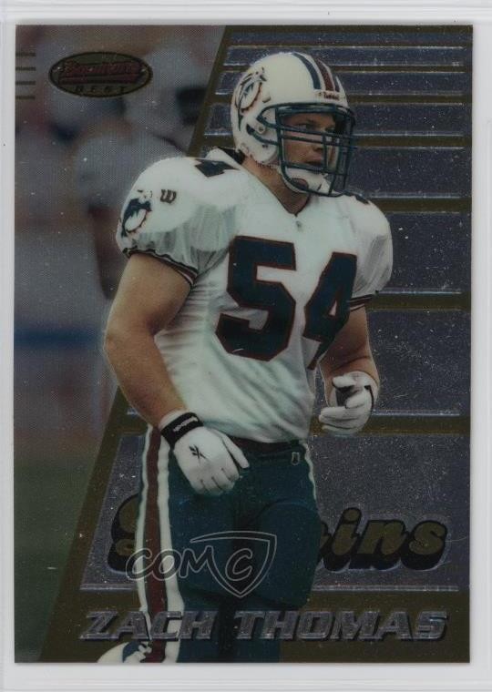 1996 Bowman's Best Zach Thomas #175 HOF 10xu