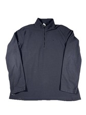 Nike Pullover Sweatshirt Quarter Zip Men's Size Large Fit Therma Lightweight
