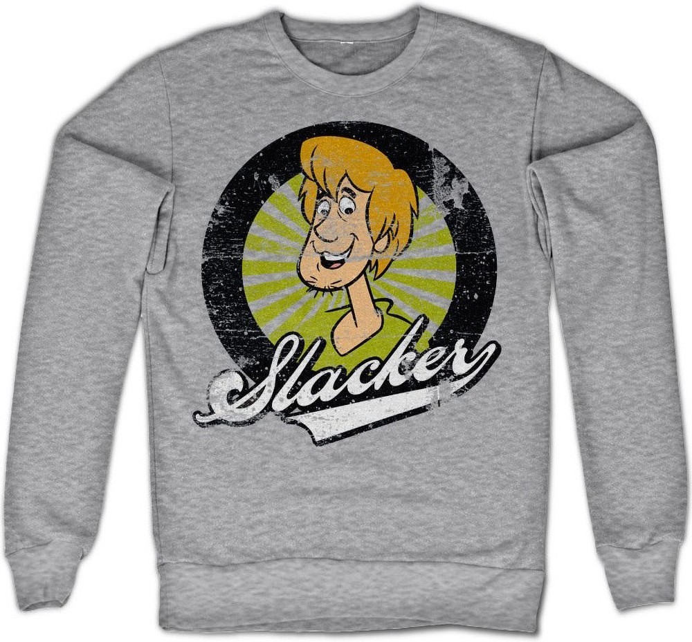 Scooby Doo Shaggy The Slacker Sweatshirt Heather-Grey 8990₽