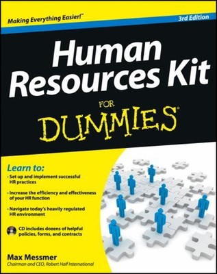 Human Resources Kit for Dummies Paperback Max Messmer
