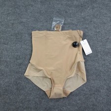 HONEYLOVE Super Power Brief Shapewear Womens L Beige High-Waisted Slimming NWT