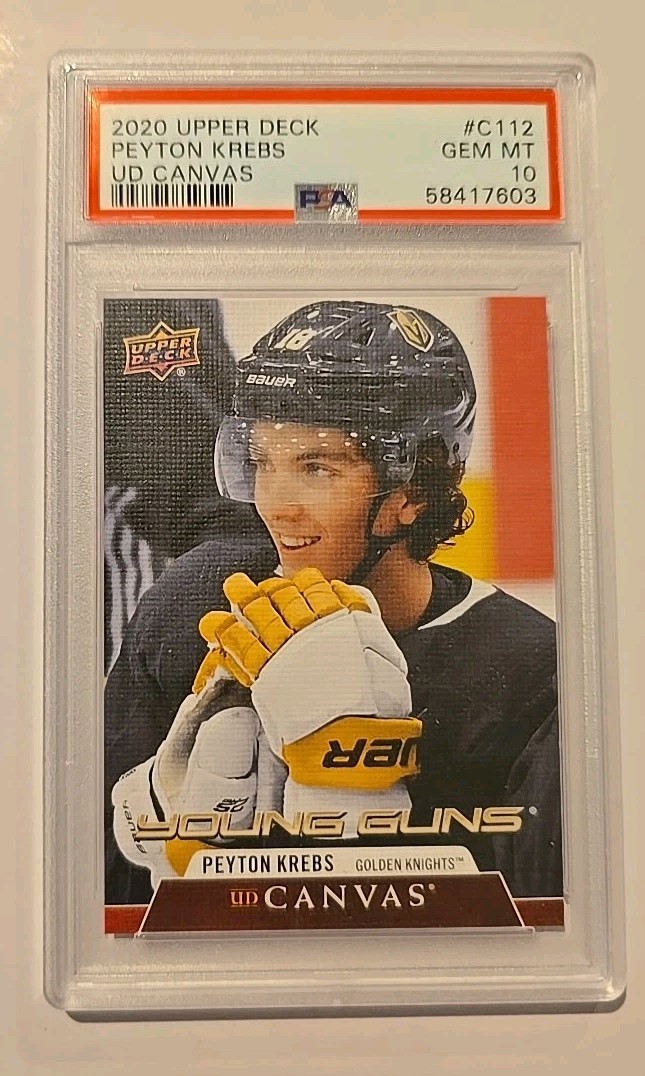 PEYTON KREBS 2020 Upper Deck Canvas Young Guns #C112 PSA 10