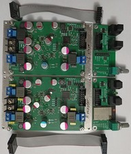 2pcs 3-Way DSP Amp.  Phase-linear crossover LR24 300Hz, 3000Hz.