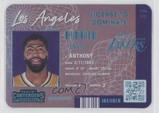 2021-22 Panini Contenders License to Dominate Anthony Davis #4 s3g
