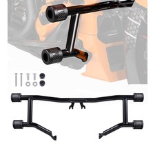 Front Performance High Way Peg Two Step Crash Bar for Harley Touring (Black CNC)