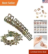 Comprehensive 100-Piece Hose Clip Kit - Precision Design for Leak-Proof Sealing
