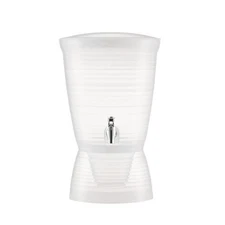 Uimoso 3 Gal Plastic Beverage Dispenser w/Spigot Drink Juice Dispenser 10L Clear