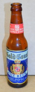 1930s GOLD COAST PALE BEER 8oz. IRTP Bottle Bleser Brewing MANITOWOC WIS. Bonds