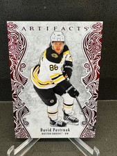 2025-26 Upper Deck Artifacts - David Pastrnak #78 Ruby /599