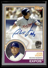 2015 Topps Archives #FFA-JV Jose Vidro Fan Favorites Autograph Silver #/199