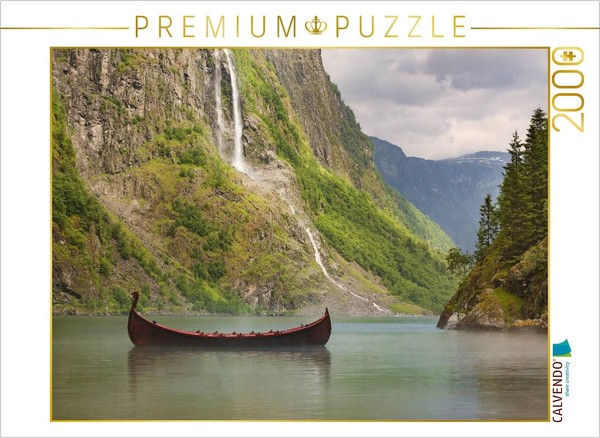 Calvendo Puzzle Naeroyfjord In Norwegen 2000 Teile Puzzle Quer | 2000 Teile Lege-image